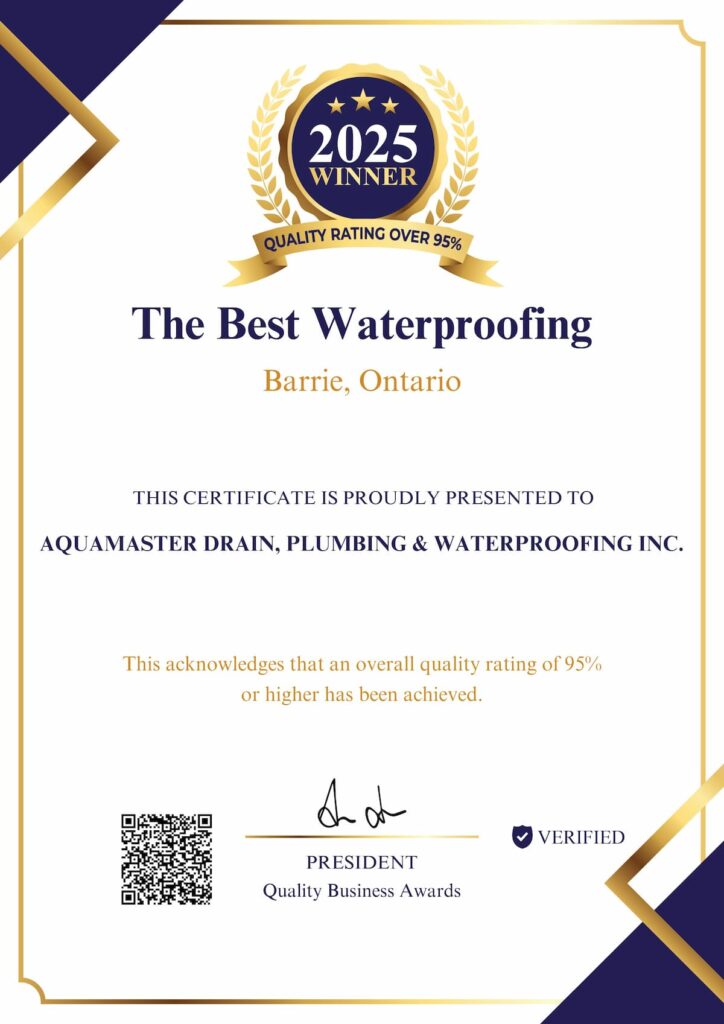 best basement waterproofing company barrie