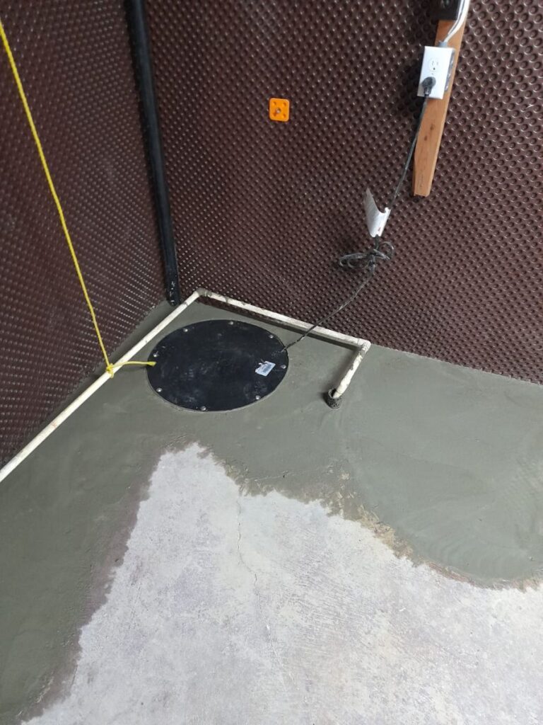interior waterproofing sump pump installation