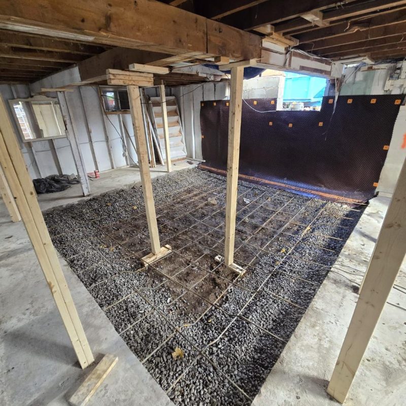 basement-underpinning-rebar-and-formwork