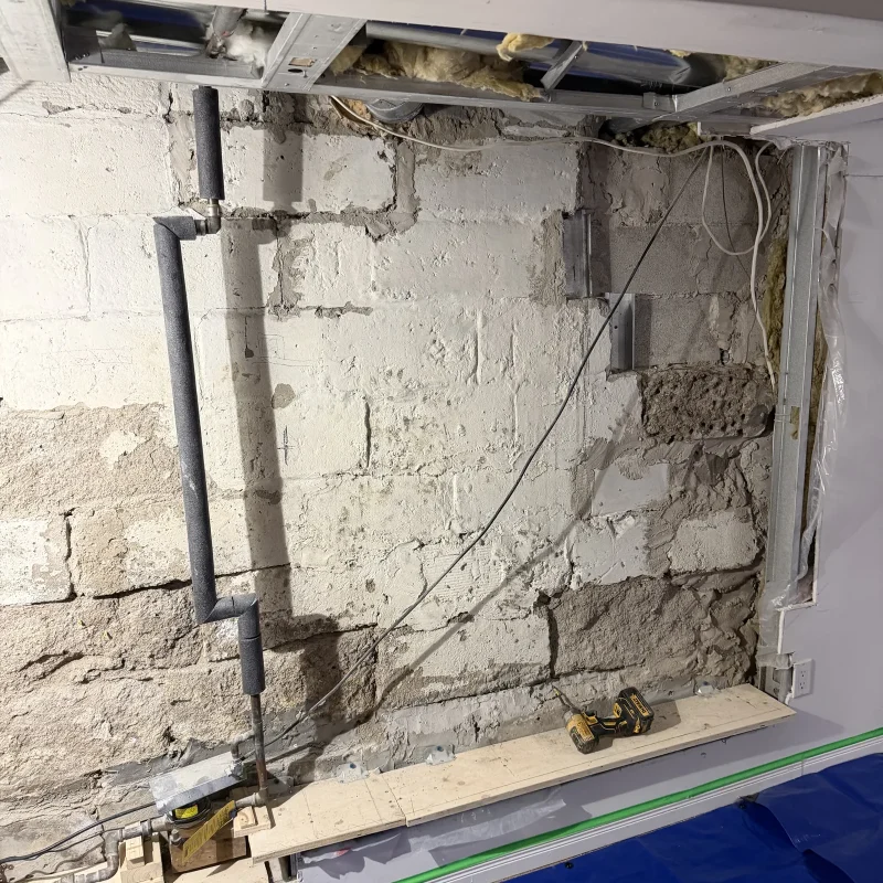old foundation wall