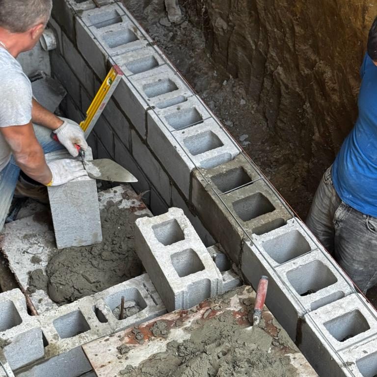 walkout basement, walls
